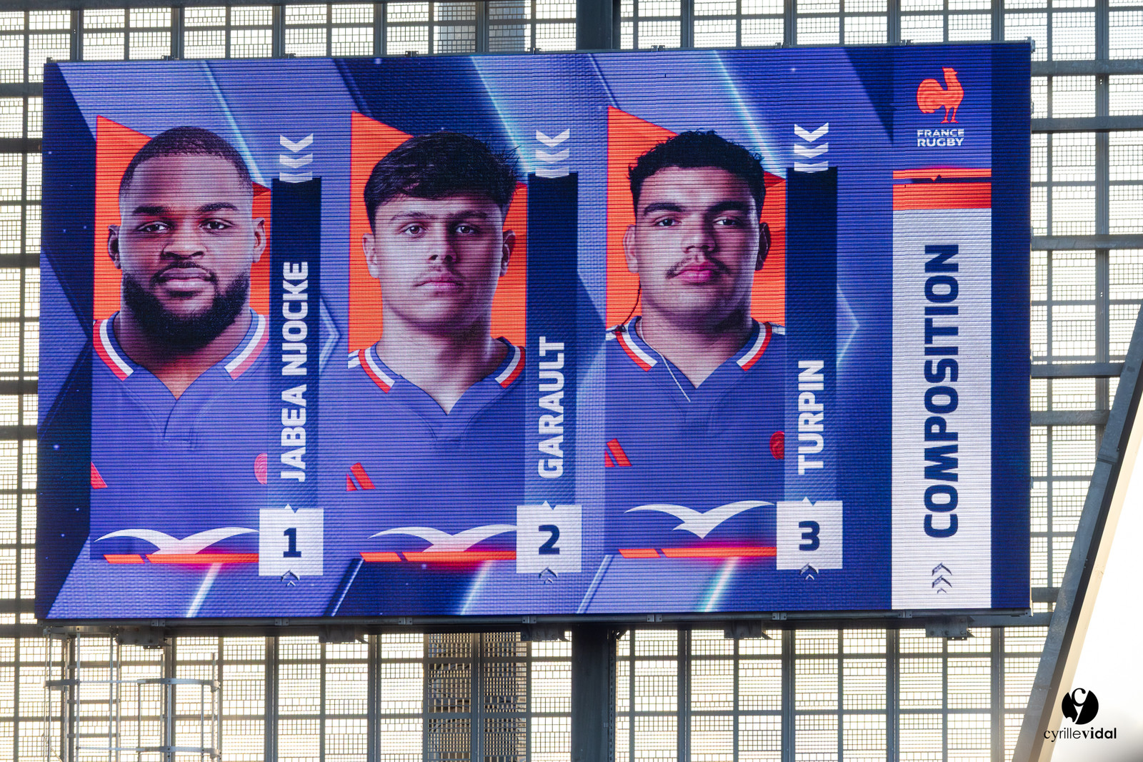 Grand chelem du XV de France U20 dans le tournoi des 6 nations après la victoire 31-28 contre l'Angleterre au Stade Marcel Deflandre de La Rochelle