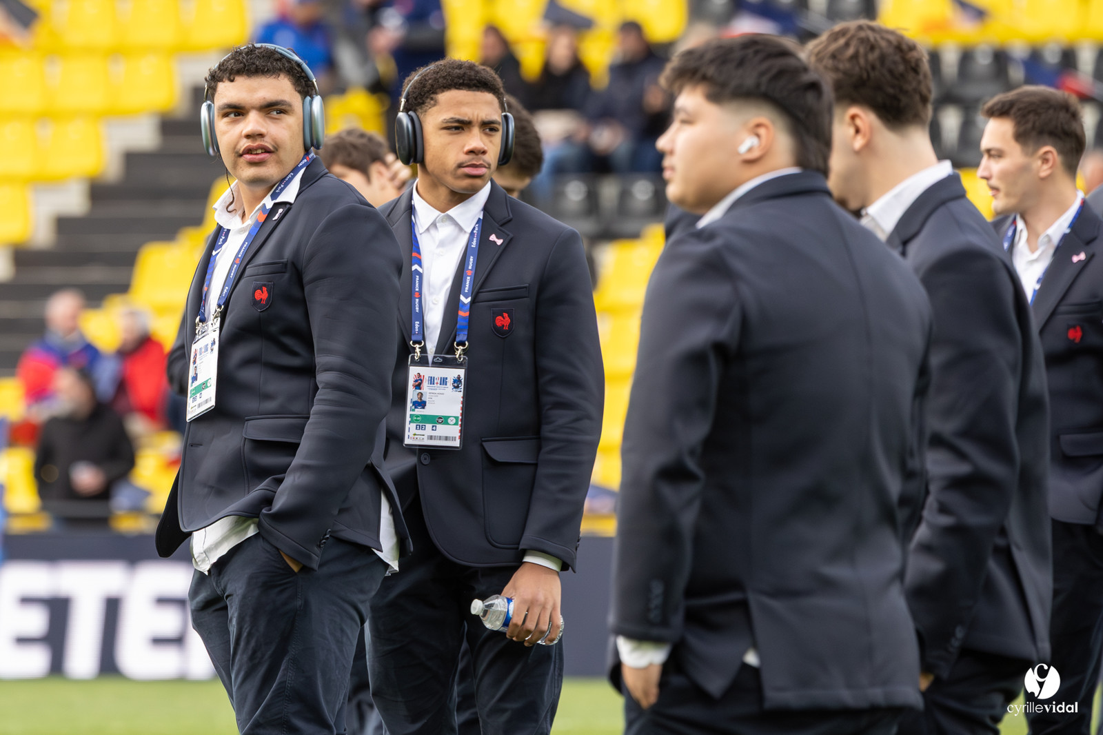Grand chelem du XV de France U20 dans le tournoi des 6 nations après la victoire 31-28 contre l'Angleterre au Stade Marcel Deflandre de La Rochelle