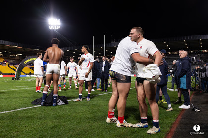 Grand chelem du XV de France U20 dans le tournoi des 6 nations après la victoire 31-28 contre l'Angleterre au Stade Marcel Deflandre de La Rochelle