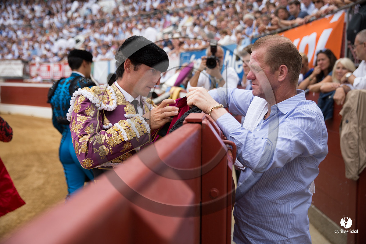 Mont-de-Marsan corrida de la Quinta pour Juan Bautista - Emilio de Justo - Thomas DUFAU