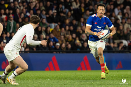Grand chelem du XV de France U20 dans le tournoi des 6 nations après la victoire 31-28 contre l'Angleterre au Stade Marcel Deflandre de La Rochelle
