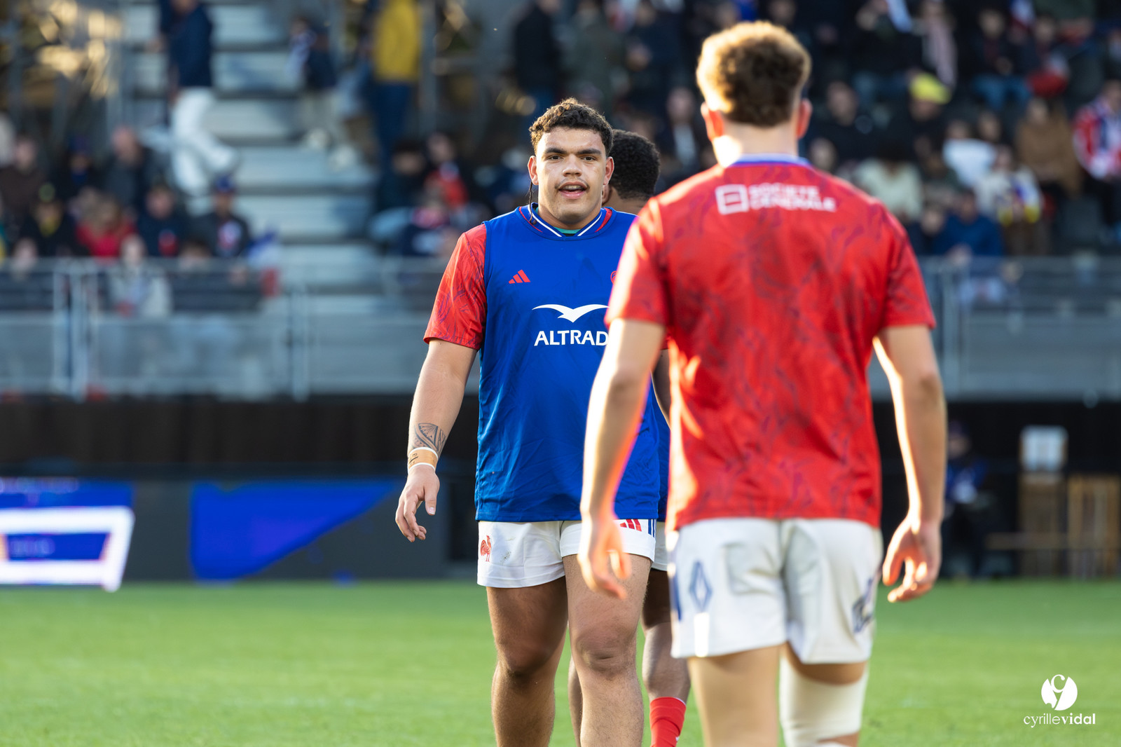 Grand chelem du XV de France U20 dans le tournoi des 6 nations après la victoire 31-28 contre l'Angleterre au Stade Marcel Deflandre de La Rochelle