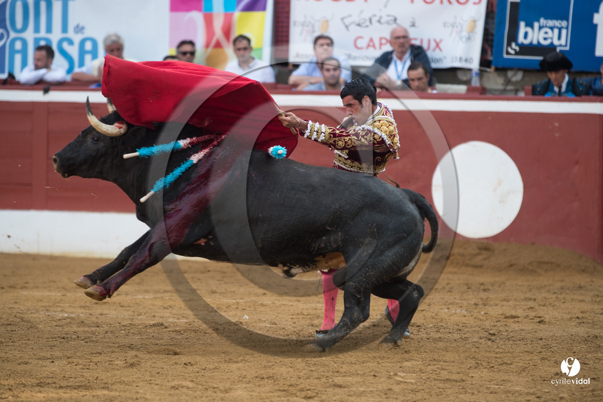 Mont-de-Marsan corrida de la Quinta pour Juan Bautista - Emilio de Justo - Thomas DUFAU