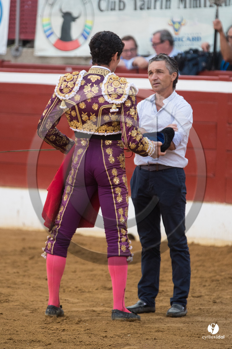 Mont-de-Marsan corrida de la Quinta pour Juan Bautista - Emilio de Justo - Thomas DUFAU