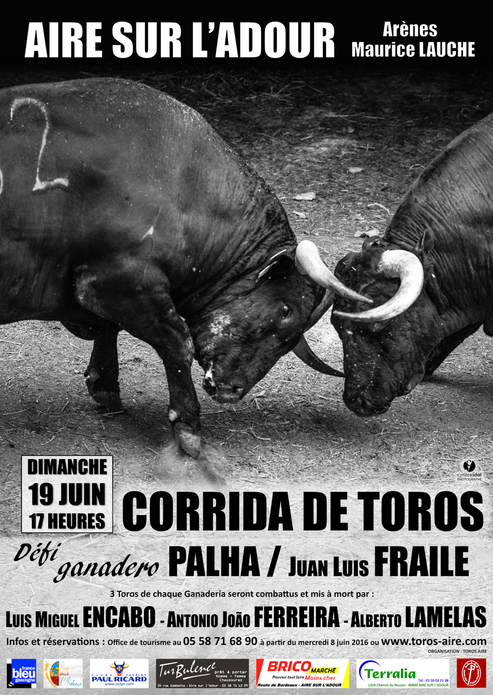 Affiches taurines Aire sur l'Adour