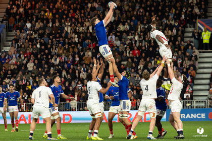 Grand chelem du XV de France U20 dans le tournoi des 6 nations après la victoire 31-28 contre l'Angleterre au Stade Marcel Deflandre de La Rochelle