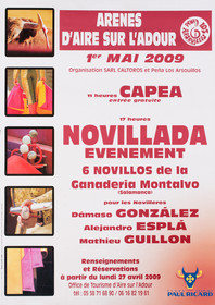 Affiches taurines Aire sur l'Adour