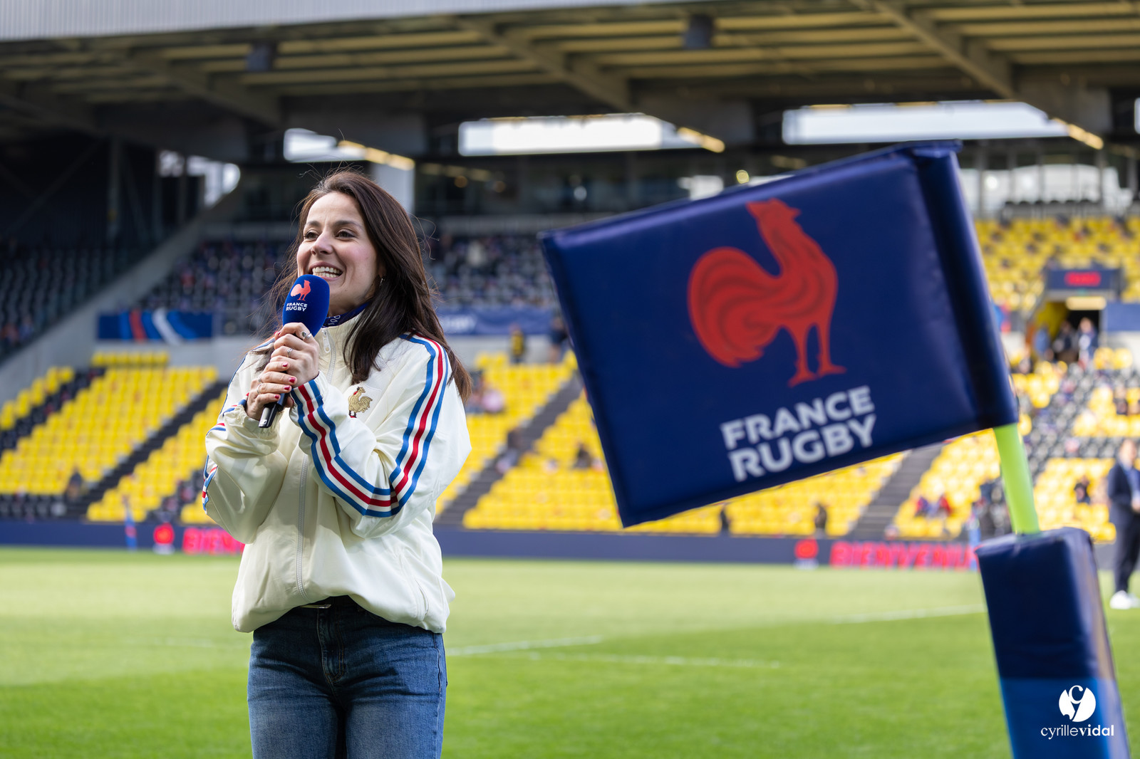 Grand chelem du XV de France U20 dans le tournoi des 6 nations après la victoire 31-28 contre l'Angleterre au Stade Marcel Deflandre de La Rochelle