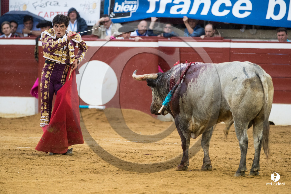 Mont-de-Marsan corrida de la Quinta pour Juan Bautista - Emilio de Justo - Thomas DUFAU