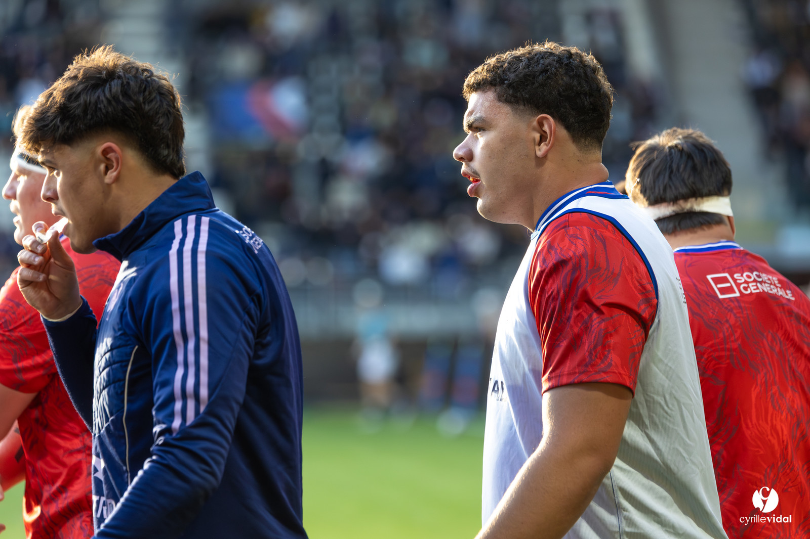 Grand chelem du XV de France U20 dans le tournoi des 6 nations après la victoire 31-28 contre l'Angleterre au Stade Marcel Deflandre de La Rochelle