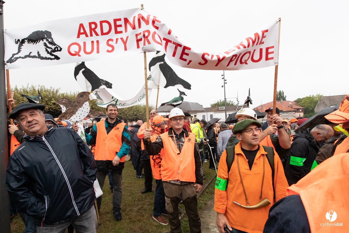 Manifestation chasses traditionnelles à Mont-de-Marsan