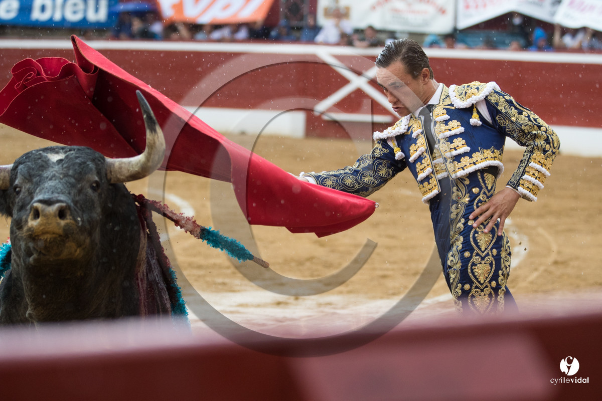 Mont-de-Marsan corrida de la Quinta pour Juan Bautista - Emilio de Justo - Thomas DUFAU