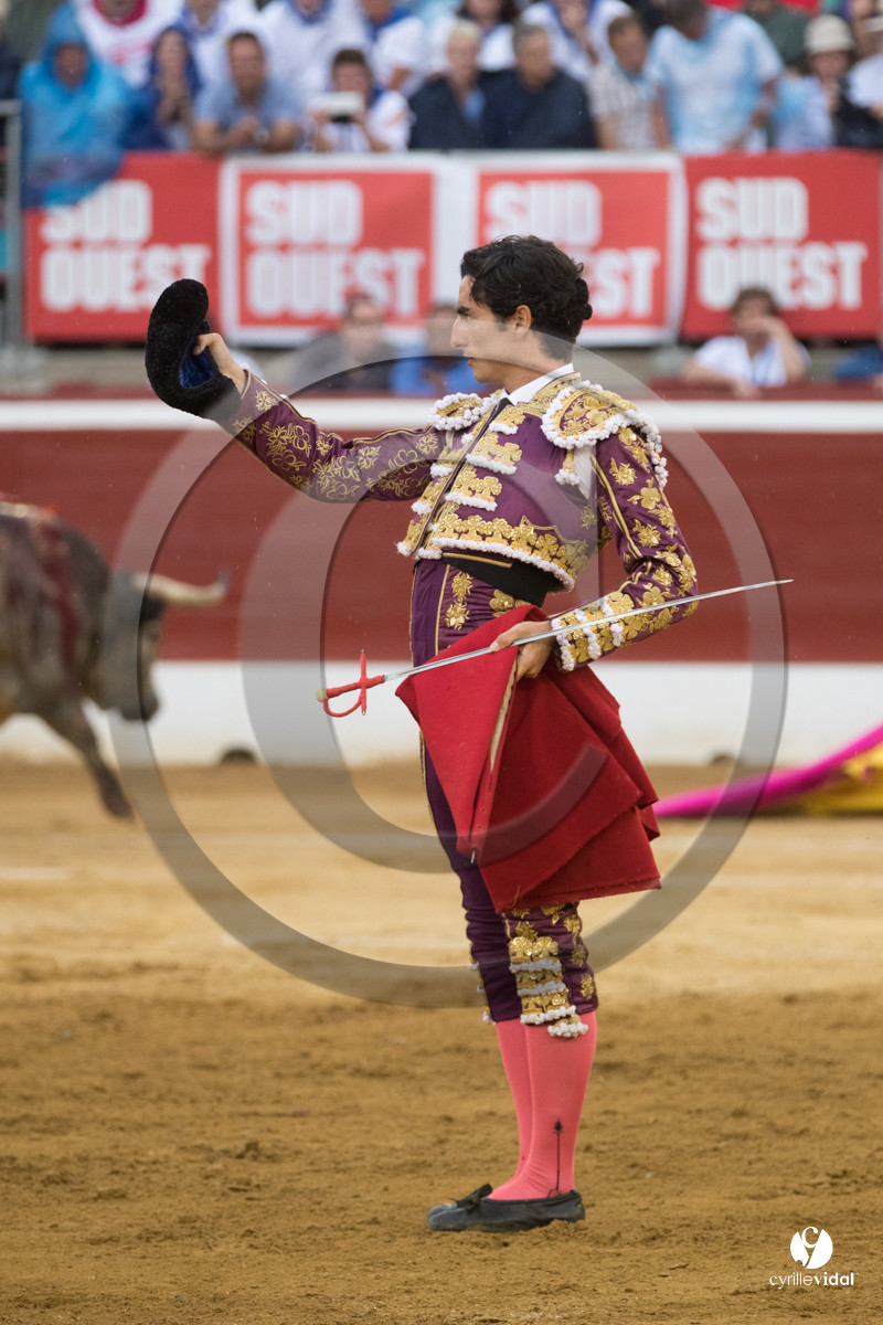 Mont-de-Marsan corrida de la Quinta pour Juan Bautista - Emilio de Justo - Thomas DUFAU