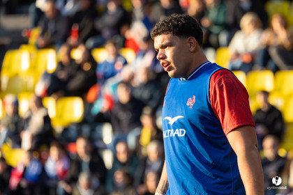 Grand chelem du XV de France U20 dans le tournoi des 6 nations après la victoire 31-28 contre l'Angleterre au Stade Marcel Deflandre de La Rochelle
