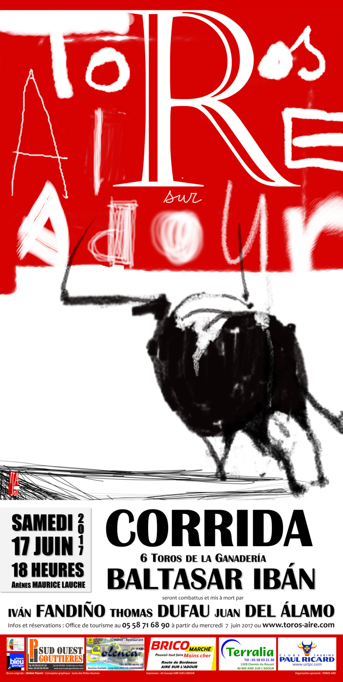 Affiches taurines Aire sur l'Adour