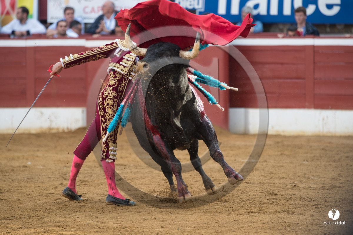 Mont-de-Marsan corrida de la Quinta pour Juan Bautista - Emilio de Justo - Thomas DUFAU