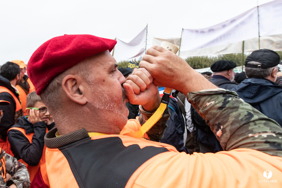 Manifestation chasses traditionnelles à Mont-de-Marsan