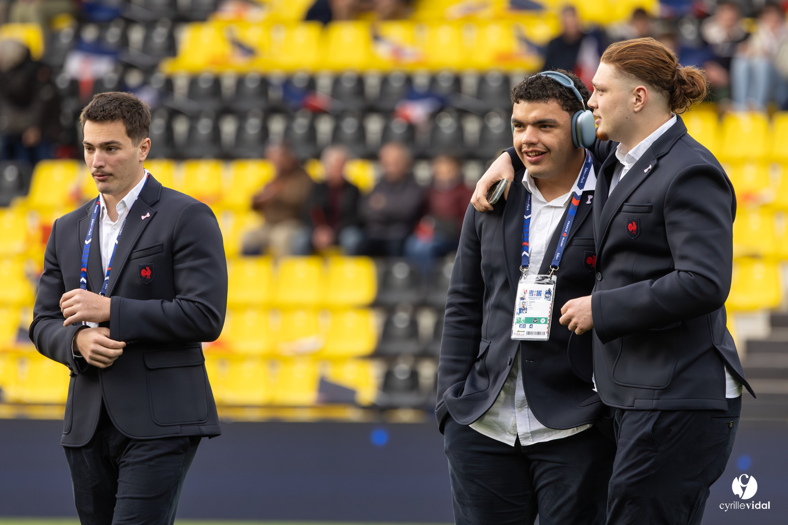 Grand chelem du XV de France U20 dans le tournoi des 6 nations après la victoire 31-28 contre l'Angleterre au Stade Marcel Deflandre de La Rochelle