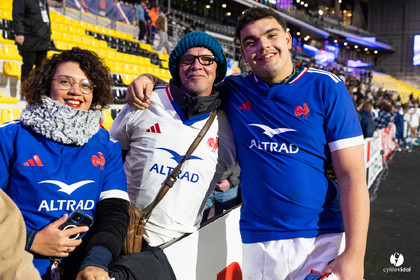 Grand chelem du XV de France U20 dans le tournoi des 6 nations après la victoire 31-28 contre l'Angleterre au Stade Marcel Deflandre de La Rochelle