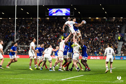 Grand chelem du XV de France U20 dans le tournoi des 6 nations après la victoire 31-28 contre l'Angleterre au Stade Marcel Deflandre de La Rochelle