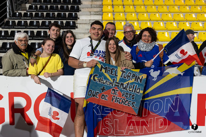 Grand chelem du XV de France U20 dans le tournoi des 6 nations après la victoire 31-28 contre l'Angleterre au Stade Marcel Deflandre de La Rochelle