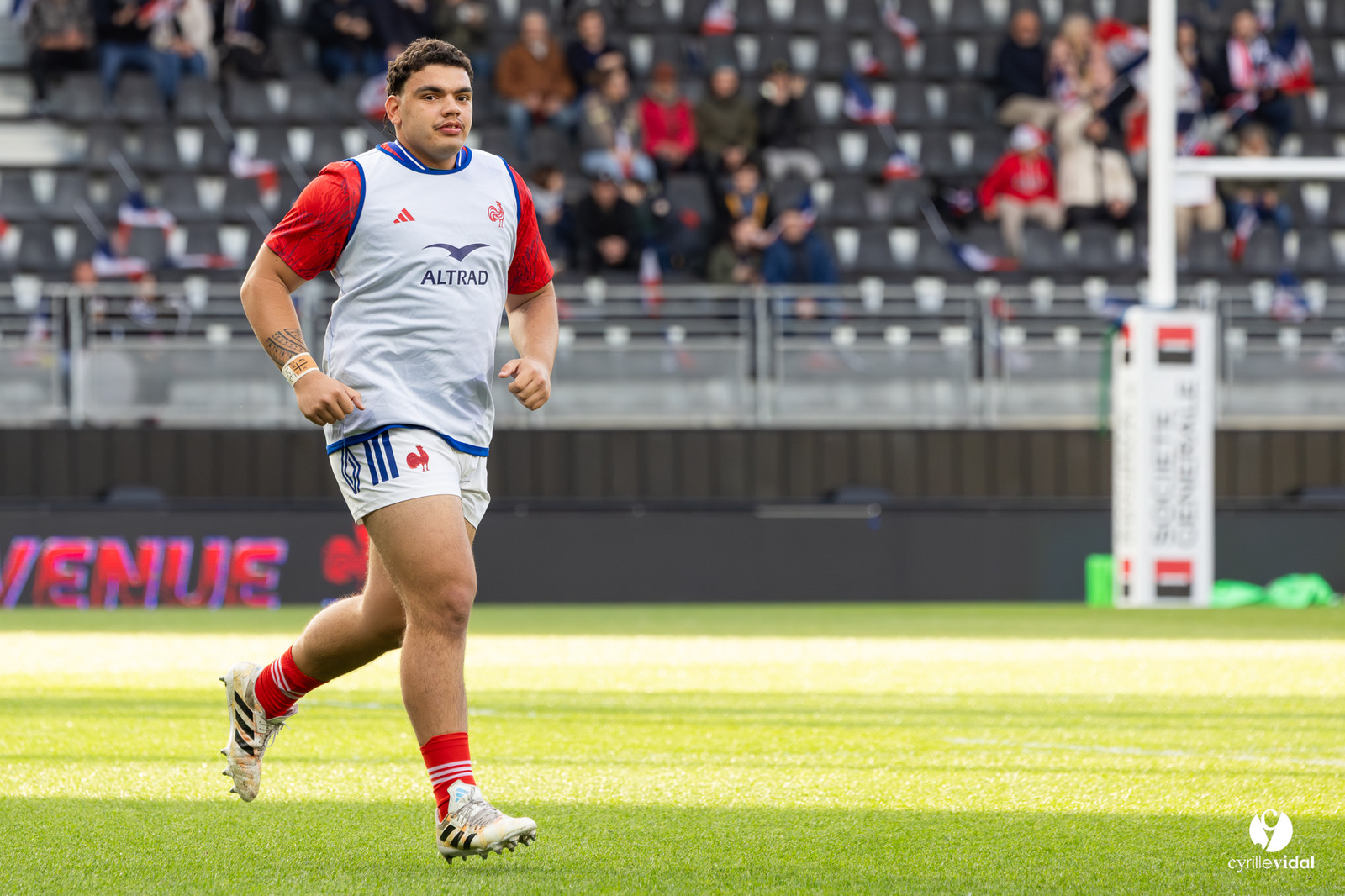 Grand chelem du XV de France U20 dans le tournoi des 6 nations après la victoire 31-28 contre l'Angleterre au Stade Marcel Deflandre de La Rochelle