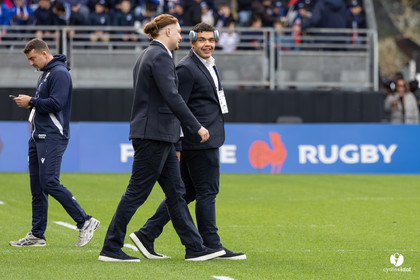 Grand chelem du XV de France U20 dans le tournoi des 6 nations après la victoire 31-28 contre l'Angleterre au Stade Marcel Deflandre de La Rochelle