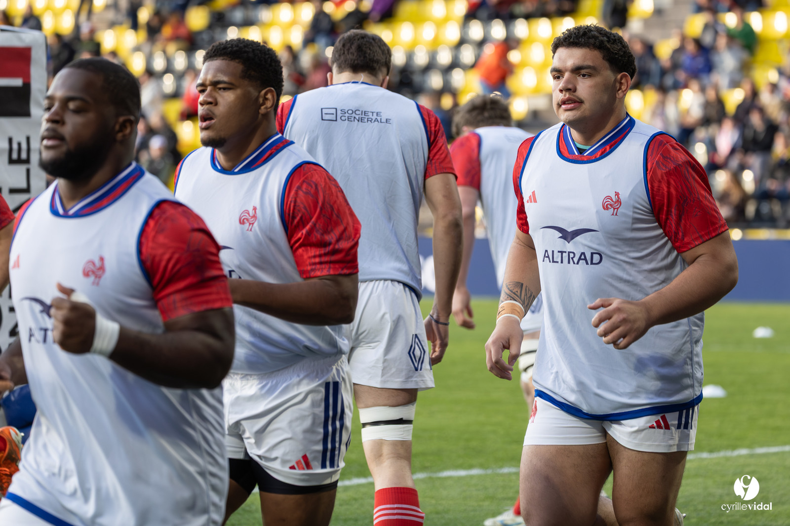 Grand chelem du XV de France U20 dans le tournoi des 6 nations après la victoire 31-28 contre l'Angleterre au Stade Marcel Deflandre de La Rochelle