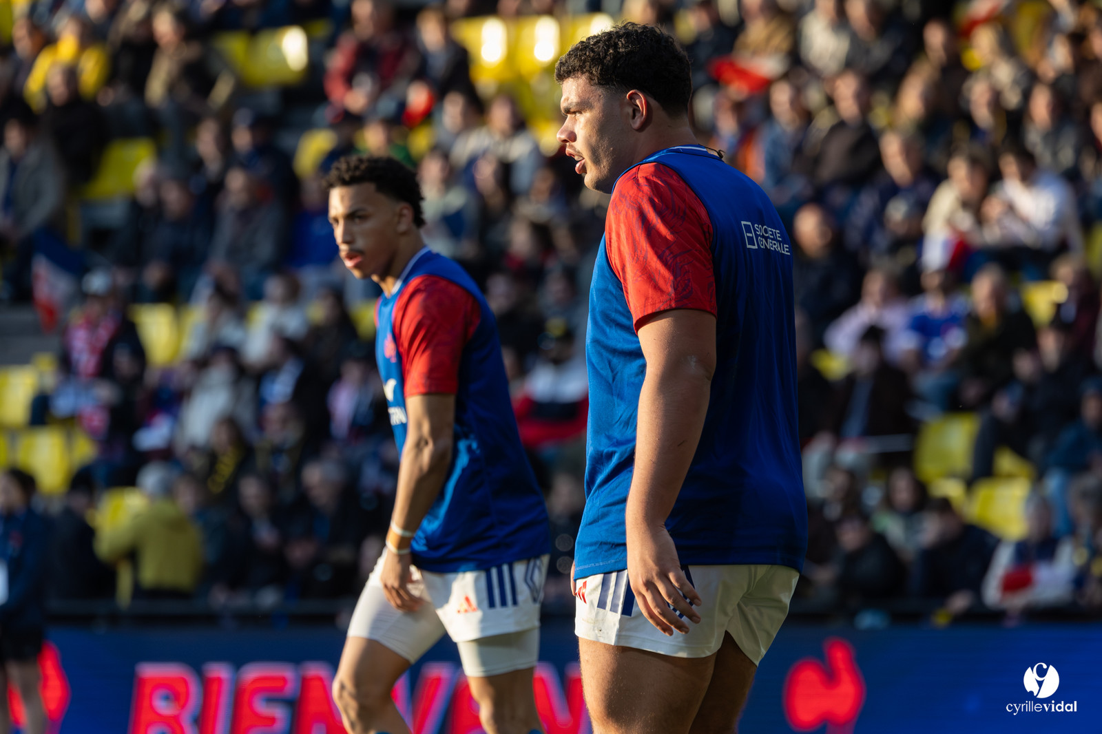 Grand chelem du XV de France U20 dans le tournoi des 6 nations après la victoire 31-28 contre l'Angleterre au Stade Marcel Deflandre de La Rochelle