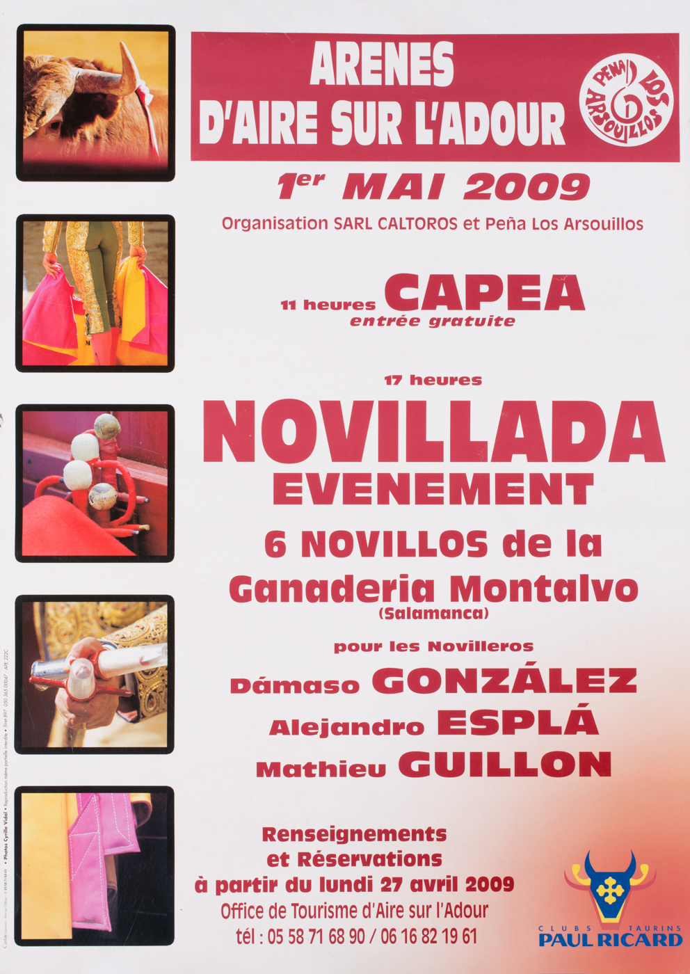 Affiches taurines Aire sur l'Adour