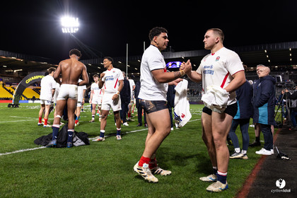 Grand chelem du XV de France U20 dans le tournoi des 6 nations après la victoire 31-28 contre l'Angleterre au Stade Marcel Deflandre de La Rochelle