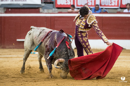 Mont-de-Marsan corrida de la Quinta pour Juan Bautista - Emilio de Justo - Thomas DUFAU