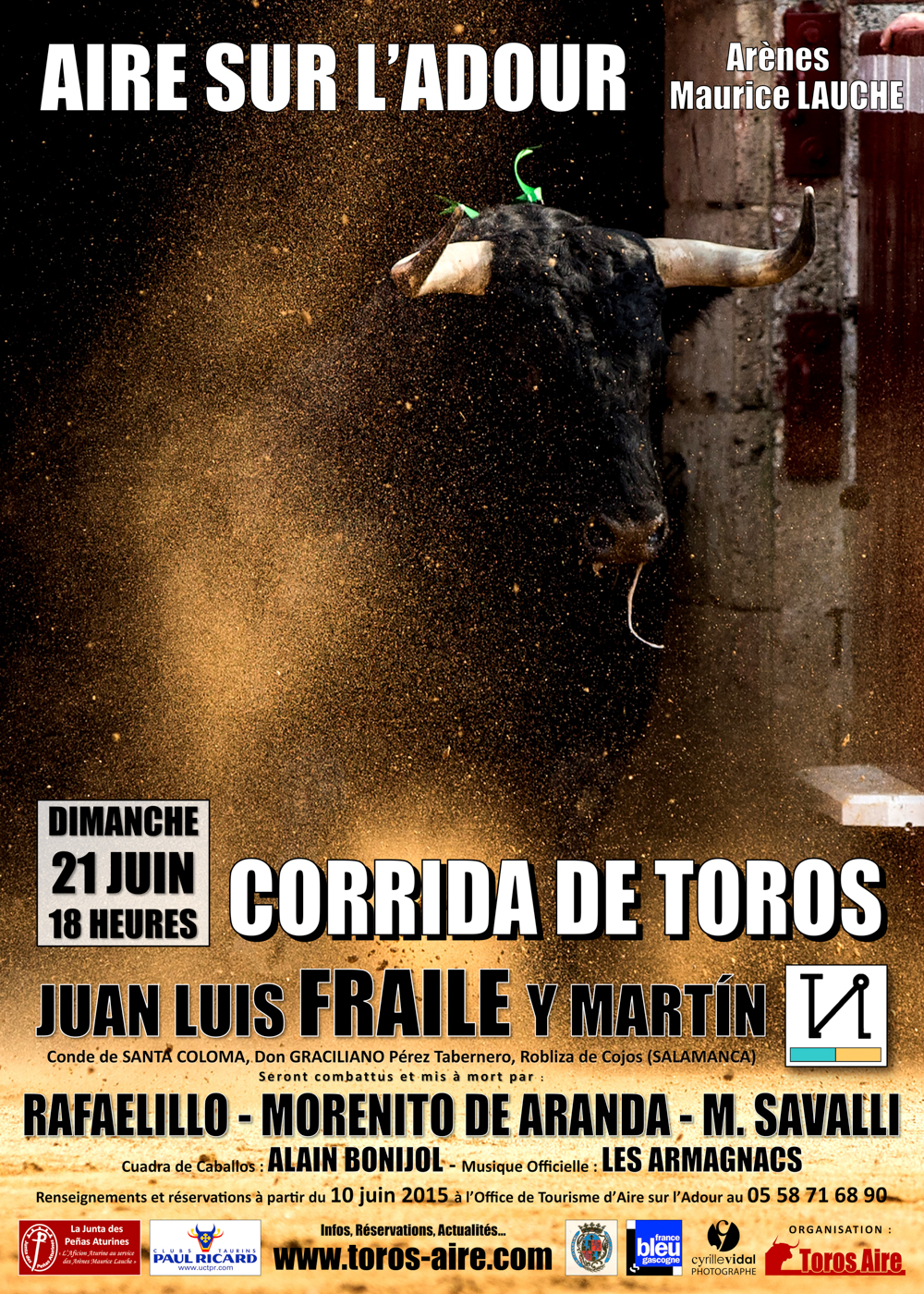 Affiches taurines Aire sur l'Adour