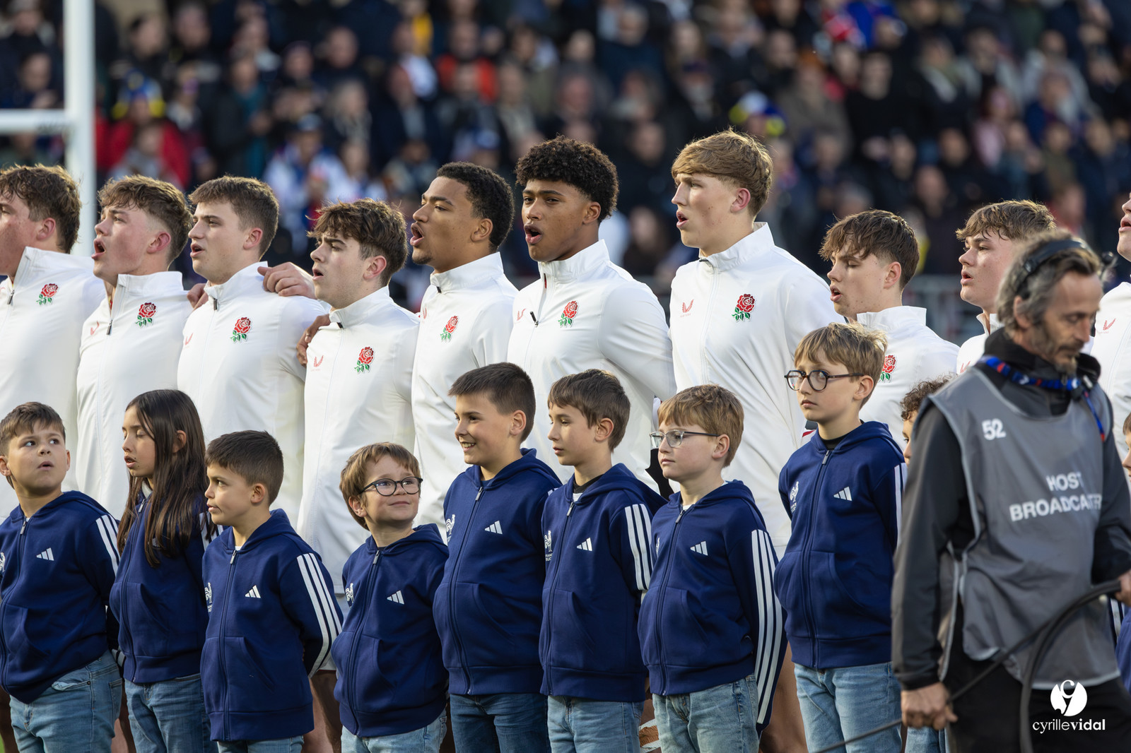 Grand chelem du XV de France U20 dans le tournoi des 6 nations après la victoire 31-28 contre l'Angleterre au Stade Marcel Deflandre de La Rochelle
