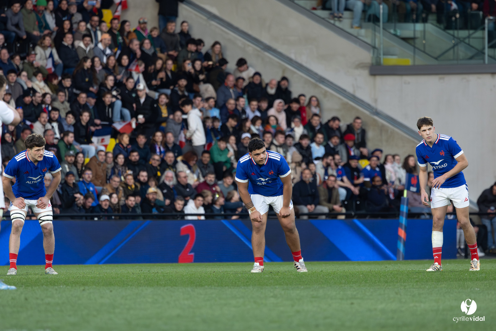 Grand chelem du XV de France U20 dans le tournoi des 6 nations après la victoire 31-28 contre l'Angleterre au Stade Marcel Deflandre de La Rochelle
