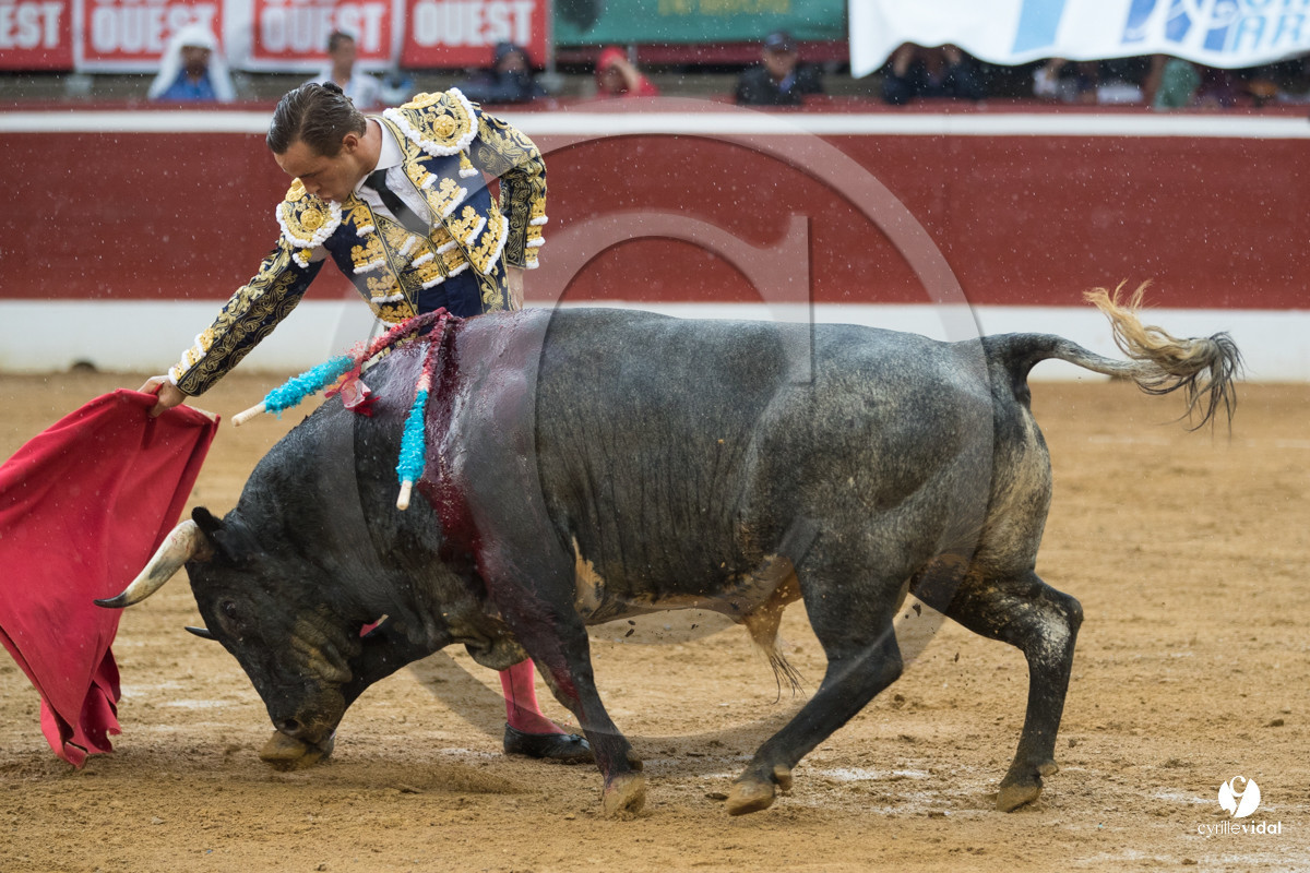 Mont-de-Marsan corrida de la Quinta pour Juan Bautista - Emilio de Justo - Thomas DUFAU