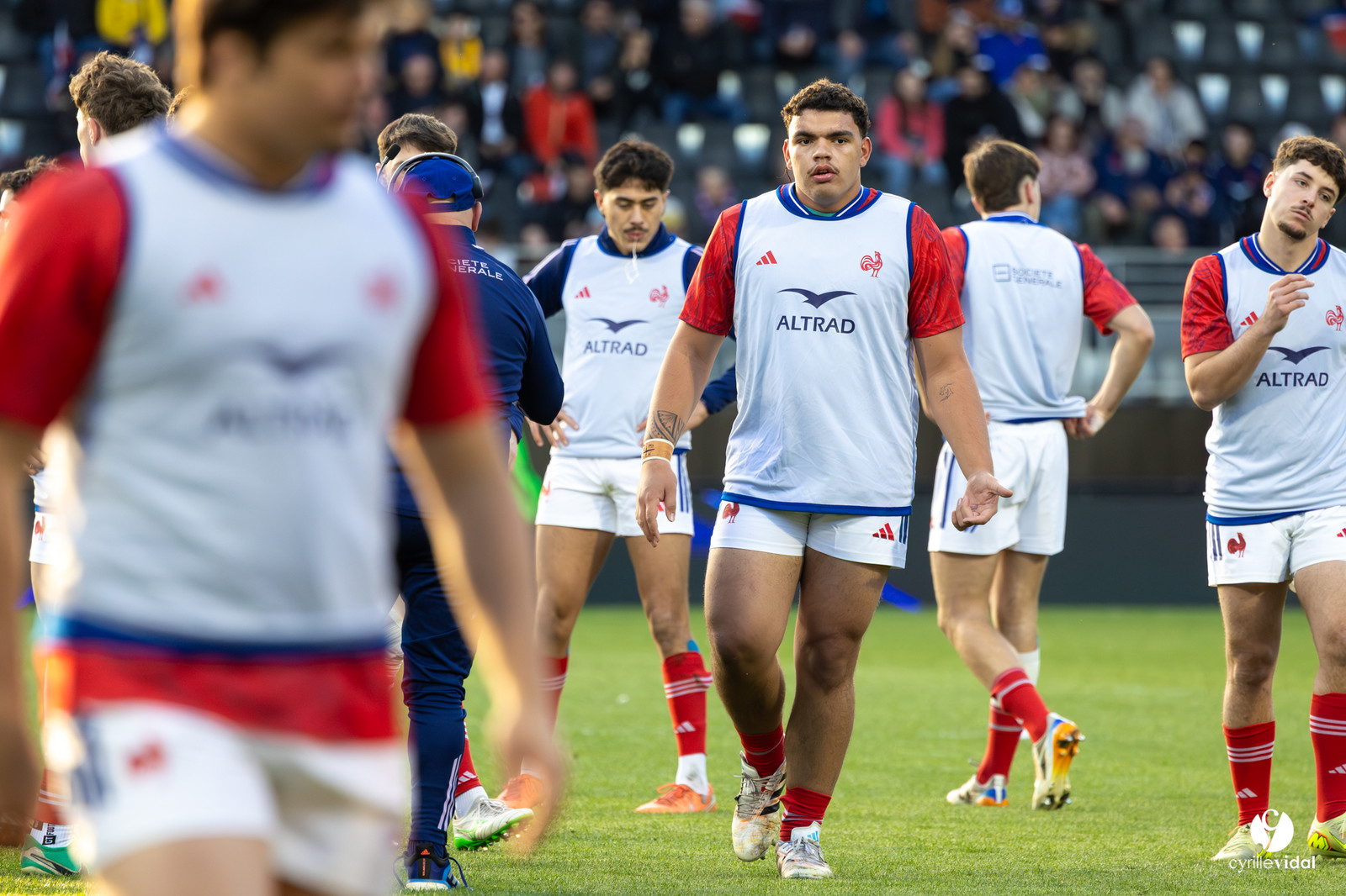 Grand chelem du XV de France U20 dans le tournoi des 6 nations après la victoire 31-28 contre l'Angleterre au Stade Marcel Deflandre de La Rochelle
