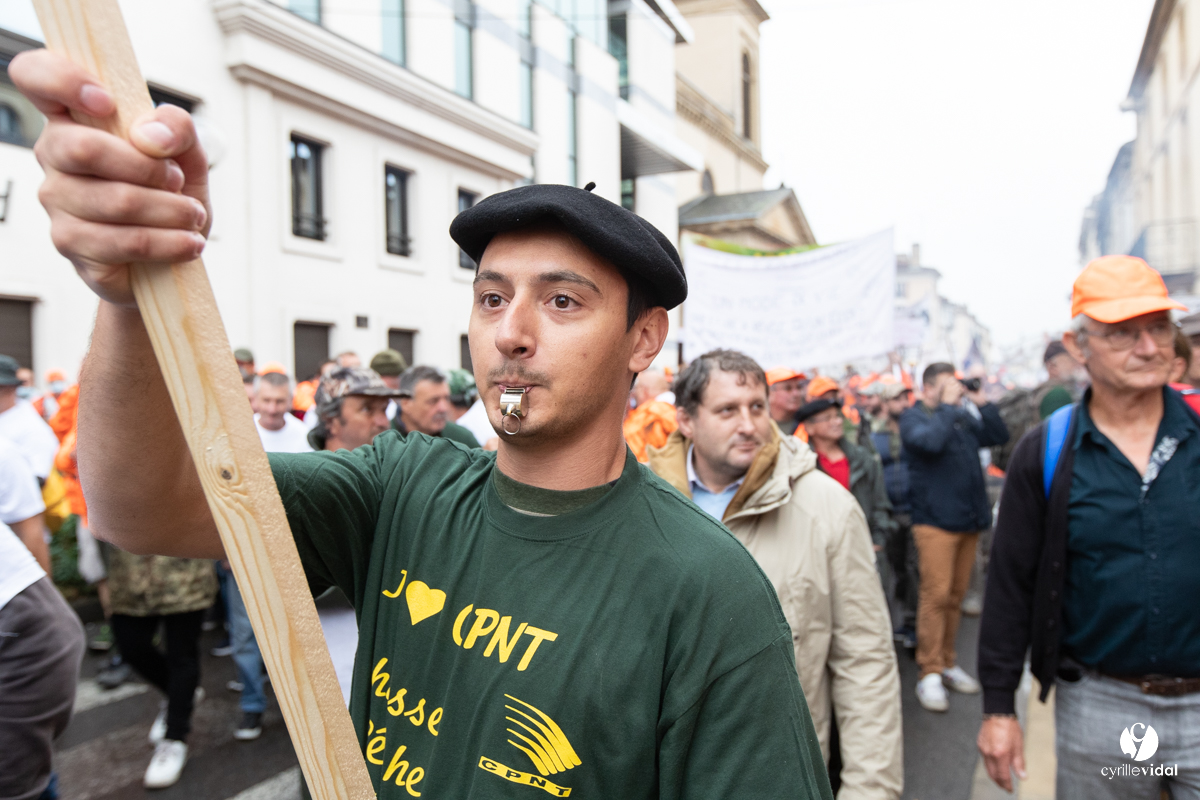 Manifestation chasses traditionnelles à Mont-de-Marsan