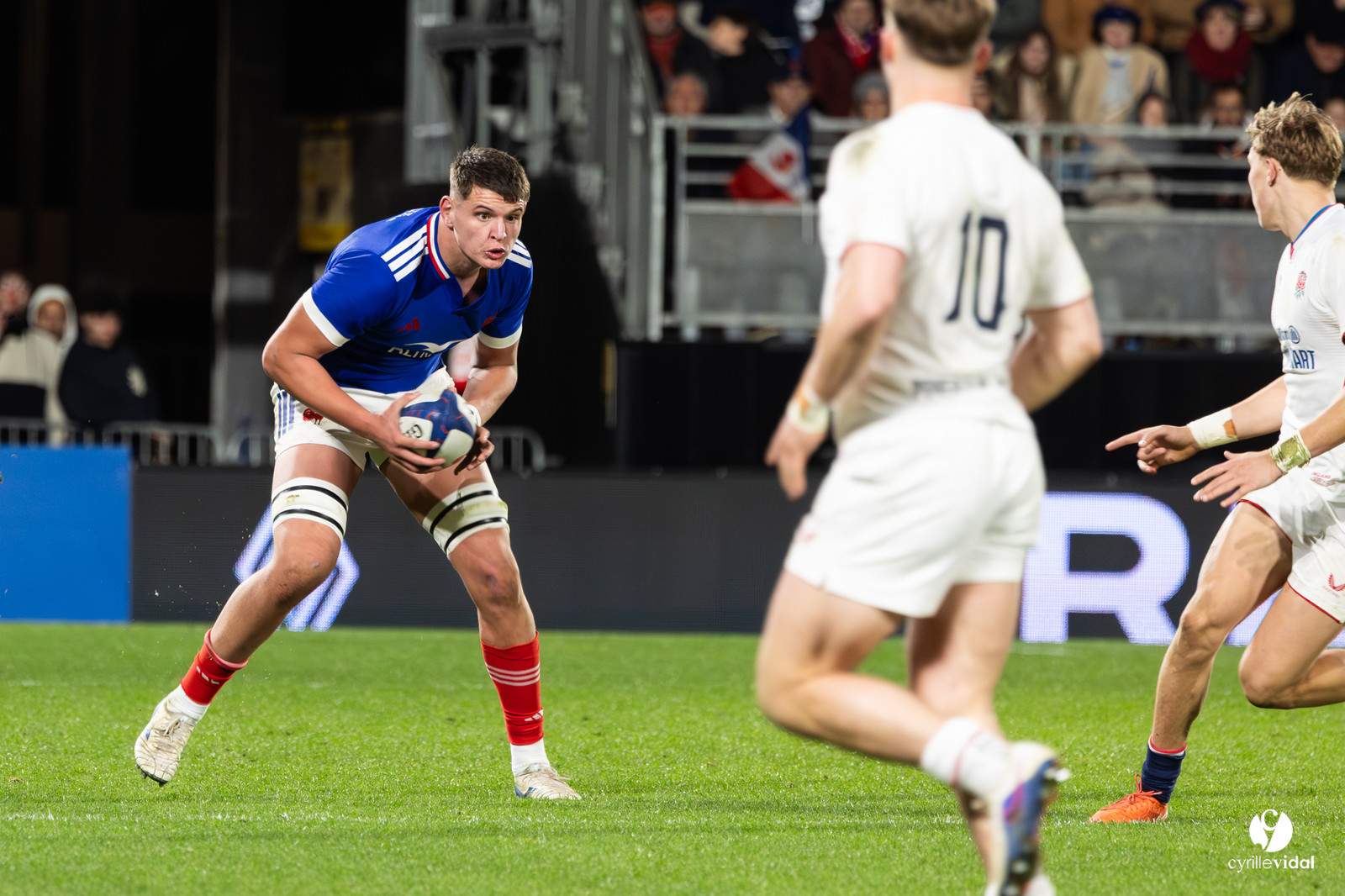 Grand chelem du XV de France U20 dans le tournoi des 6 nations après la victoire 31-28 contre l'Angleterre au Stade Marcel Deflandre de La Rochelle