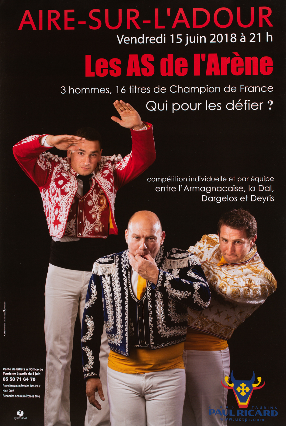 Affiches taurines Aire sur l'Adour