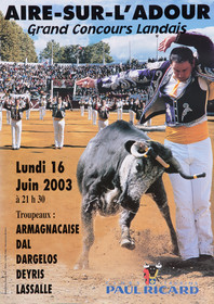 Affiches taurines Aire sur l'Adour