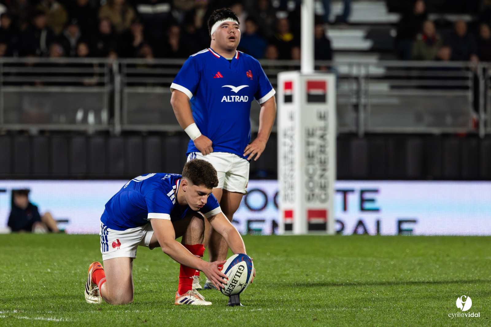 Grand chelem du XV de France U20 dans le tournoi des 6 nations après la victoire 31-28 contre l'Angleterre au Stade Marcel Deflandre de La Rochelle