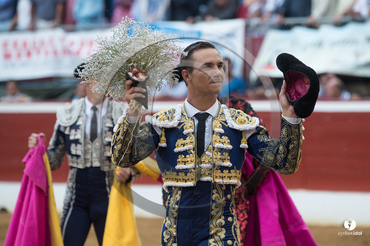 Mont-de-Marsan corrida de la Quinta pour Juan Bautista - Emilio de Justo - Thomas DUFAU