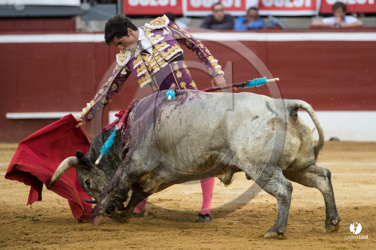 Mont-de-Marsan corrida de la Quinta pour Juan Bautista - Emilio de Justo - Thomas DUFAU
