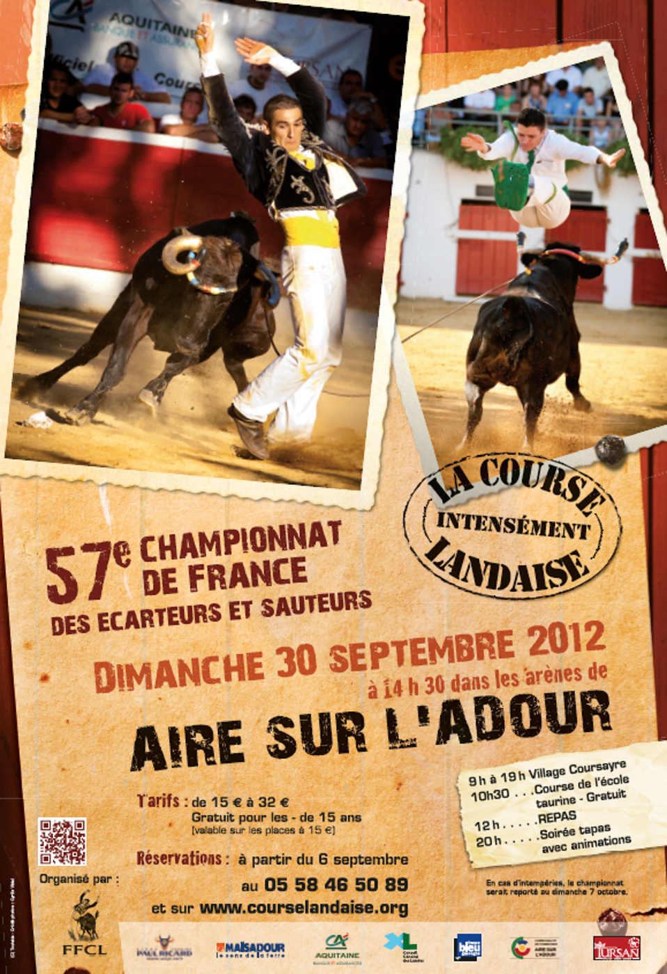 Affiches taurines Aire sur l'Adour
