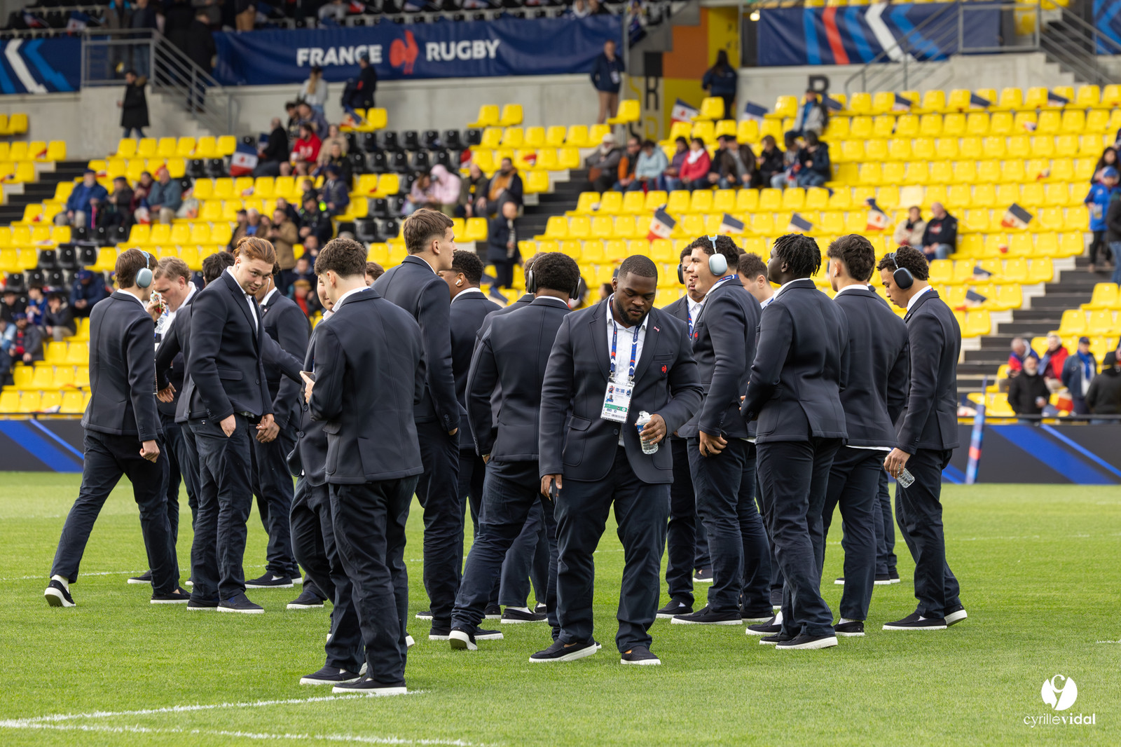 Grand chelem du XV de France U20 dans le tournoi des 6 nations après la victoire 31-28 contre l'Angleterre au Stade Marcel Deflandre de La Rochelle