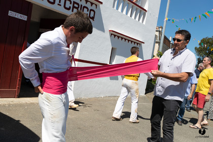 Saint-Cricq Chalosse course landaise de promotion Ganadéria Deyris Cuadrilla Jérémy Lafitte