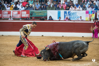 Mont-de-Marsan corrida de la Quinta pour Juan Bautista - Emilio de Justo - Thomas DUFAU