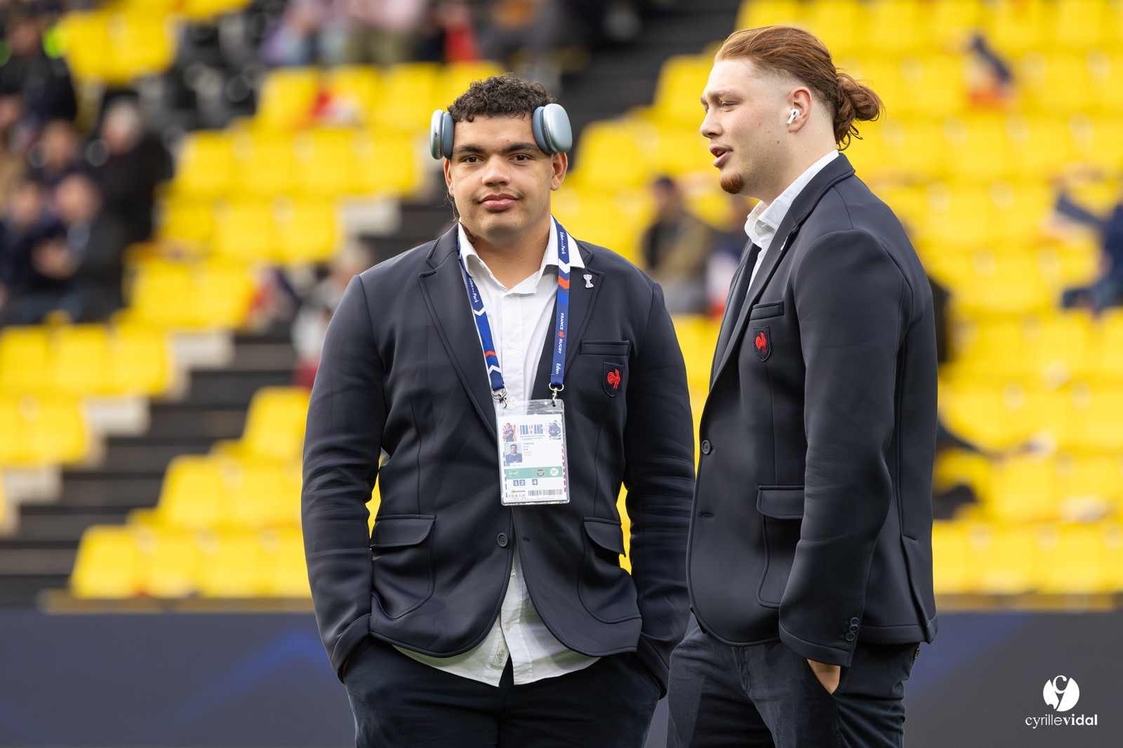 Grand chelem du XV de France U20 dans le tournoi des 6 nations après la victoire 31-28 contre l'Angleterre au Stade Marcel Deflandre de La Rochelle